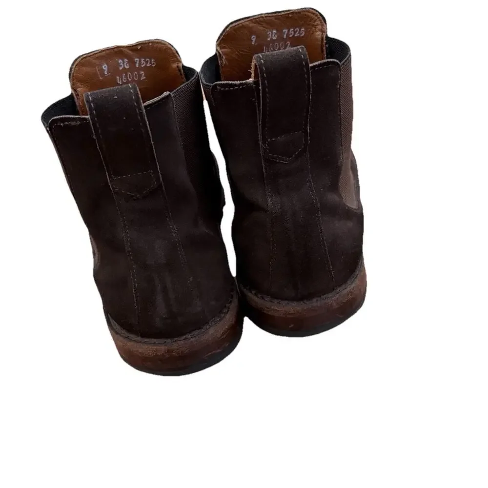 Allen Edmonds Liverpool Chelsea Dress Men’s Boots Brown Suede Size 9